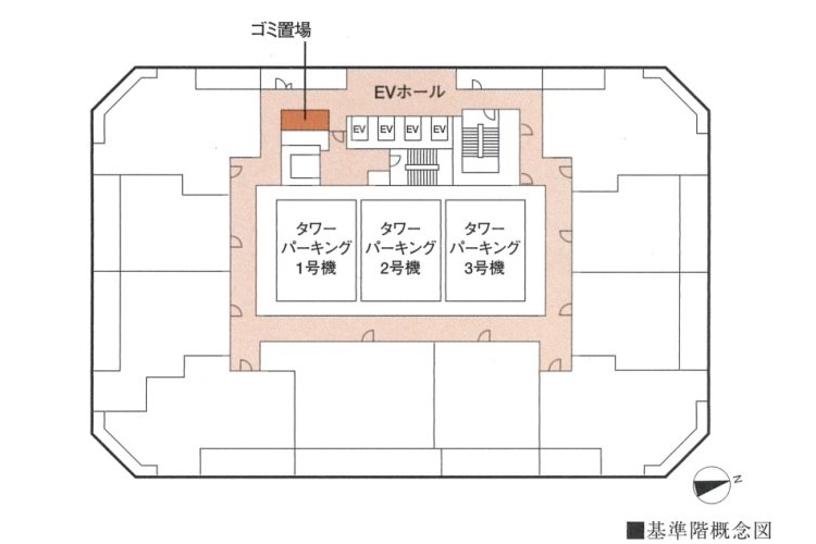 基準階概念図｜ナビューレ横浜タワーレジデンス